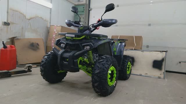 Сборка детского квадроцикла Motoland Wild X 125.