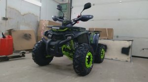 Сборка детского квадроцикла Motoland Wild X 125.