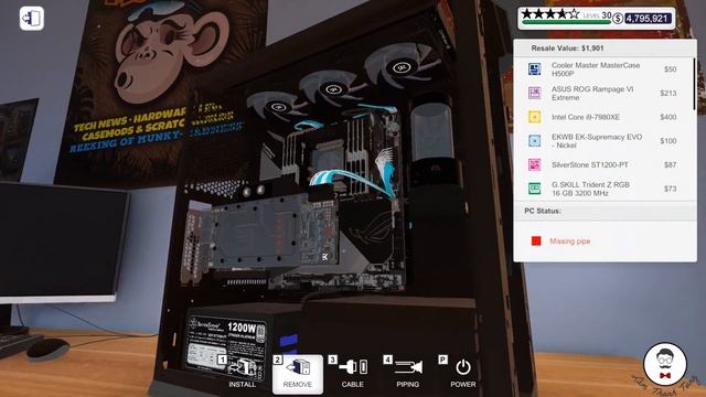 PC Building Simulator | PC $6500 i9-7980XE 1080ti with Full Custom Water Cooling [Cyan Theme] смотреть онлайн