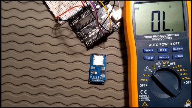Arduino - hacking a micro SD card reader data logger to connect with another SPI device nRF24L01 смотреть онлайн