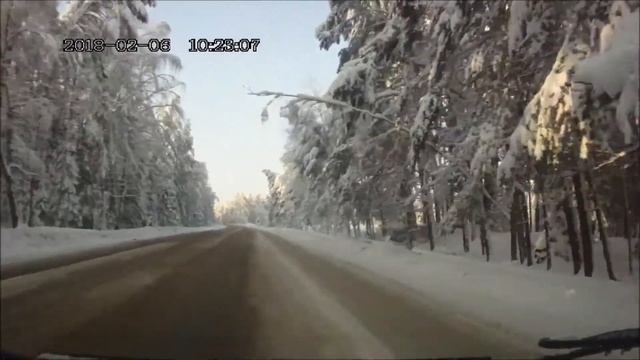 дорога Саввино -Егорьевск после снегопада смотреть онлайн