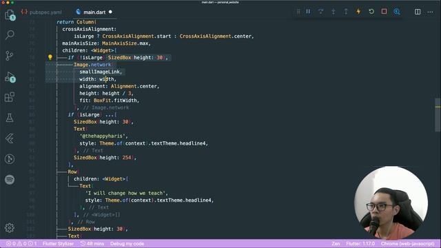 Flutter Web with Firebase: Recreating My Personal Website #3 смотреть онлайн