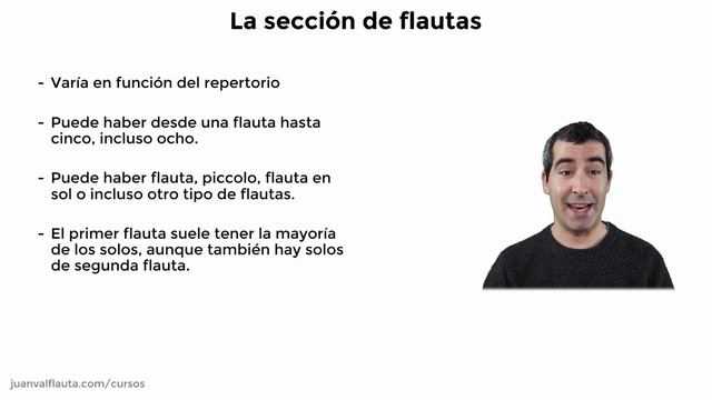 Curso de REPERTORIO ORQUESTAL de Flauta | Juan Val, flautista смотреть онлайн