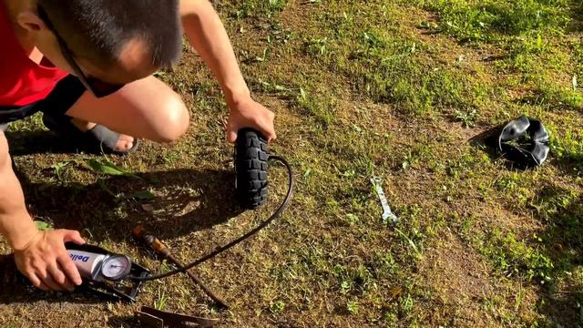 Замена переднего колеса/Камеры Koogo M4 Pro 2020/21 разница