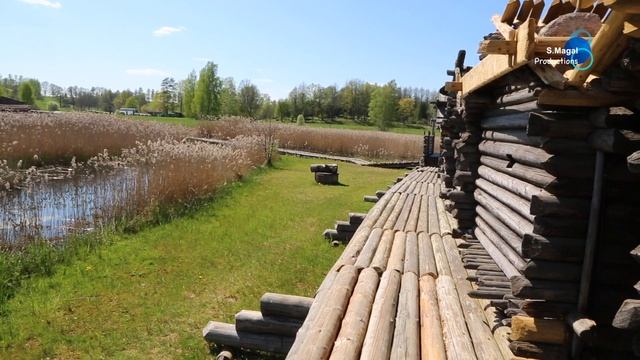 Latvia, Gauja Park, Araisi Prehistoric site смотреть онлайн