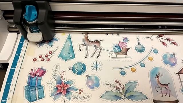 Ламинированные наклейки. Плоттер ScanNCut смотреть онлайн