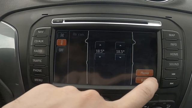 How To Enter And Manage Climate Control Menu In Ford Mondeo IV ( 2007 - 2014 )