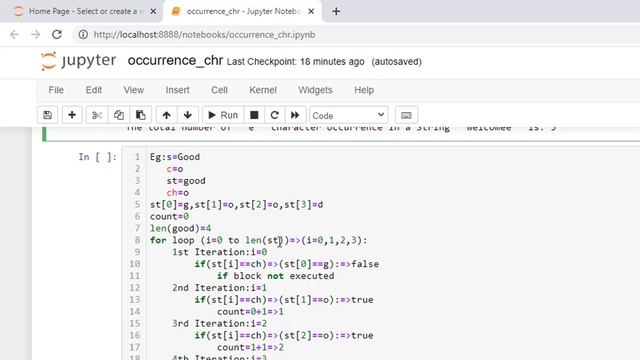Python Language in Tamil | Program to find the occurrences of a character in a string смотреть онлайн