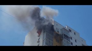 Анапа.Сгорела квартира на Супсехском шоссе