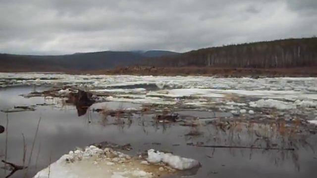 Ледоход на реке Кова смотреть онлайн
