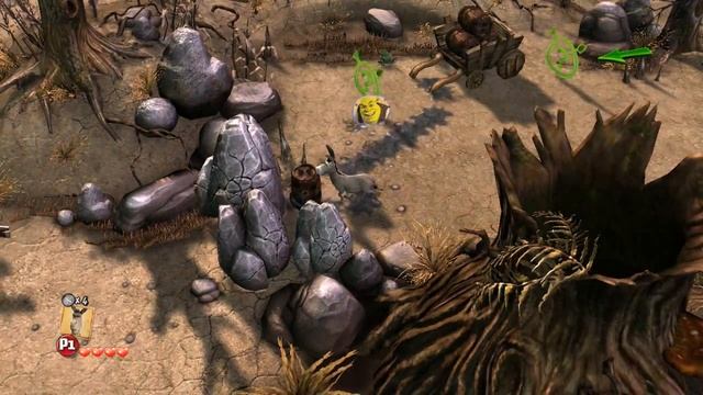 Прохождение игры Shrek Forever After/Шрек навсегда-Часть 1 смотреть онлайн