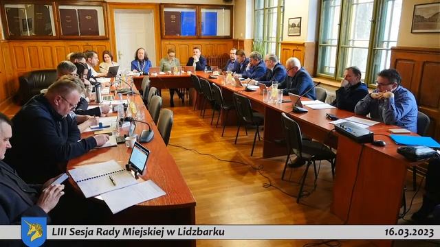 Lidzbark TV: LIII SESJA RADY MIEJSKIEJ W LIDZBARKU 16.03.2023 R.