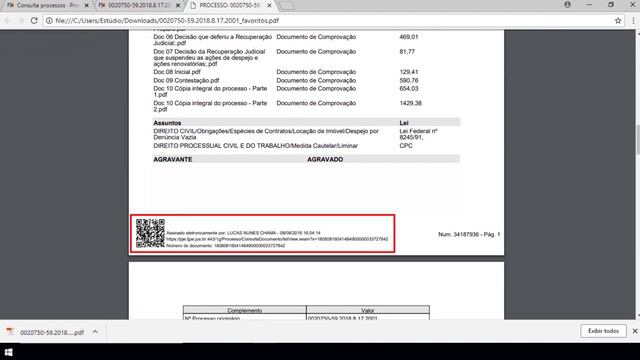 PJe em Foco - Consultar processo смотреть онлайн