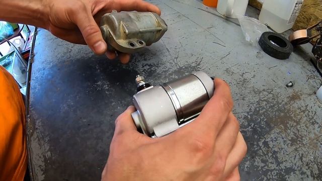 Ставим китайский стартер на KTM 2T смотреть онлайн