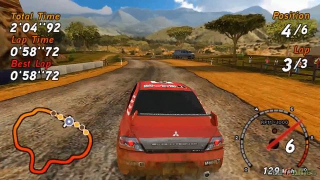 Sega Rally Revo - PSP Gameplay 1080p (PPSSPP) смотреть онлайн