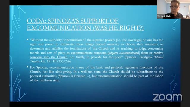 Why wasn't Spinoza excommunicated? a talk by Professor Yitzhak Melamed смотреть онлайн