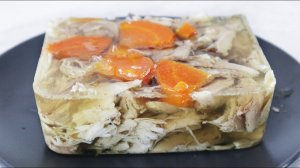 Вкусный куриный холодец. Проще простого. Холодец с желатином в мультиварке