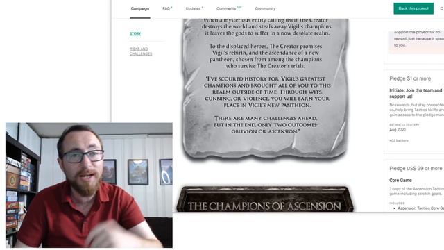 Ascension Tactics - Should You Back It?