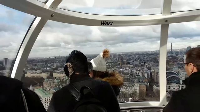 London Eye. Full ride. Лондонский глаз (Колесо обозрения в Лондоне). смотреть онлайн