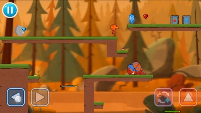 Red Boy & Ice Girl Level 2 Android Walkthrough Gameplay HD смотреть онлайн