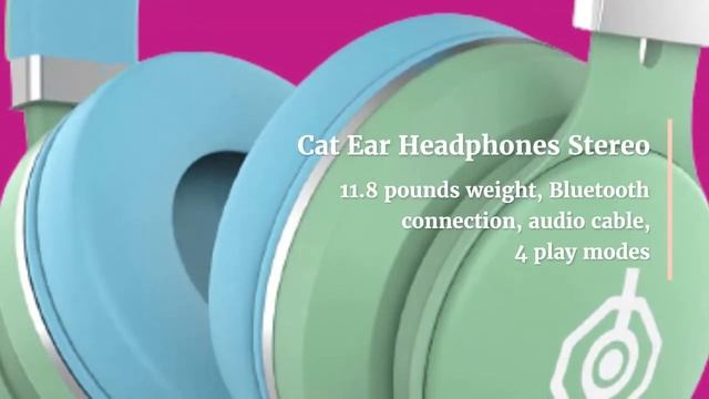 Cat Ear Headphones with Mic смотреть онлайн
