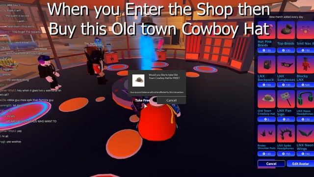 [Roblox] How to get Old Town Cowboy Hat In Lil Nas X Event смотреть онлайн