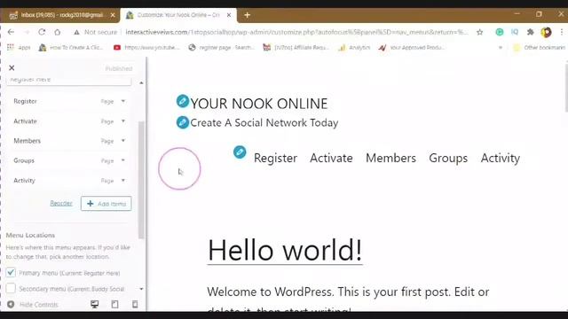BuddyPress Free Plugin Installation Done Right Settings Menus Widgets DIY Affiliate Marketing 2020 смотреть онлайн