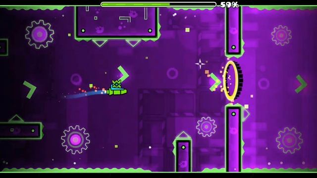 Geometry Dash – Spike Gauntlet – 2nd «Pureland» (3 coins) смотреть онлайн