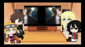 ?️Реакция разных персонажей аниме ?️(Рейчел, Наруто, Дазай, Микаса)