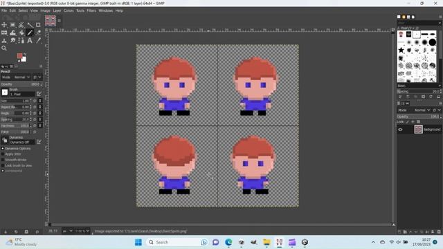 Exporting Art from Gimp to Unity Tutorial смотреть онлайн