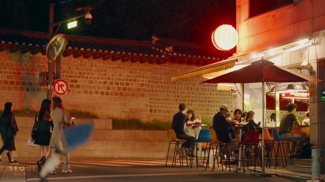 Звуки Сеула - Атмосфера для отдыха и учебы в формате 4K смотреть онлайн