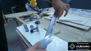 Как собрать конструкцию световой линии с перпендикулярным примыканием