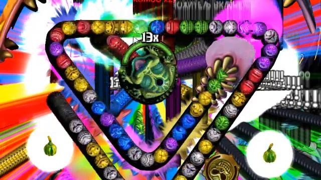 Glitch level in Zuma's Revenge смотреть онлайн