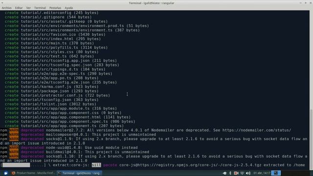 Tutorial app Django Angular - 4: Instalacion frontend смотреть онлайн