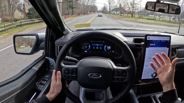Ford F-150 Lightning - The Electric Pickup Truck You Need to Drive (POV Binaural Audio) смотреть онлайн
