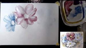 Как рисовать цветы. Космея - Рисуем просто.