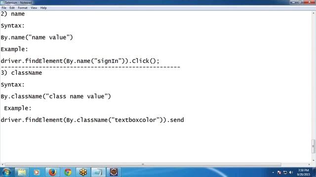 Selenium Element Locators смотреть онлайн