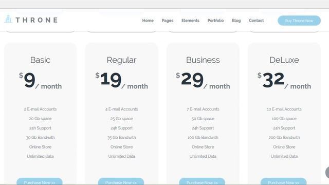 Throne - Responsive Business WordPress Theme смотреть онлайн