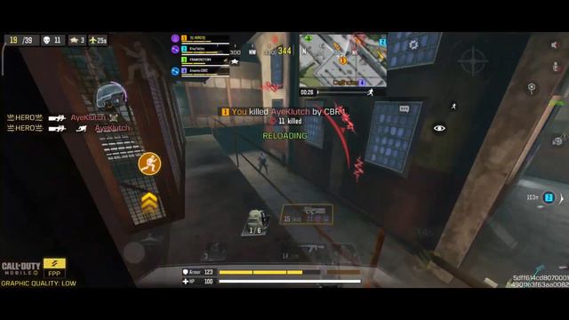 22 Kill gameplay call of duty mobile Alcatraz (POCO X3 PRO) смотреть онлайн
