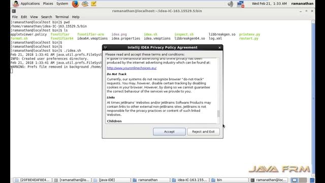 IntelliJ IDEA Community Edition 2016 Installation in Oracle Linux 6.9 смотреть онлайн