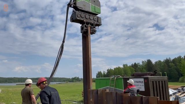 Забивка шпунта Ларсена. Без слов и лишнего. смотреть онлайн
