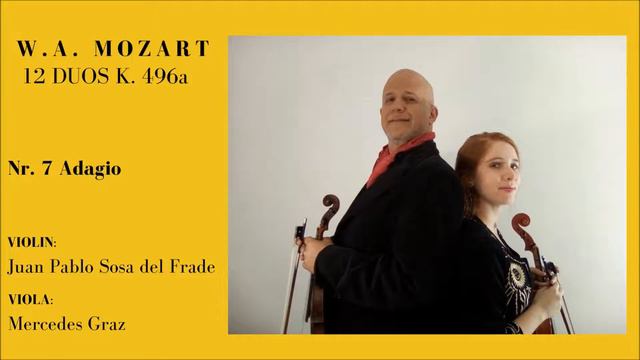 7 MOZART 12 Duos K. 496.a Nr. 7 Adagio смотреть онлайн