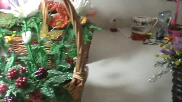 цветочные композиции из бисера Бисерные цветы французское бисероплетение Beaded flowers смотреть онлайн