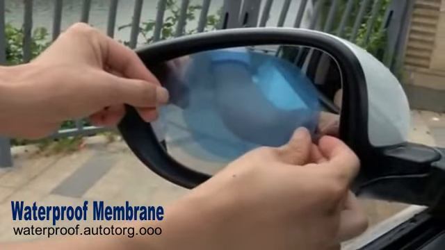 Waterproof Membrane. Nano мембрана на боковые зеркала Антидождь. Нанопленка Anti-Fog Film. смотреть онлайн