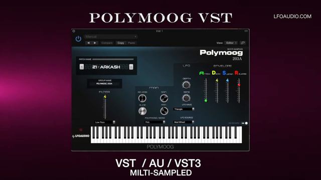 POLYMOOG 203a DEMO VST AU Plug-in смотреть онлайн