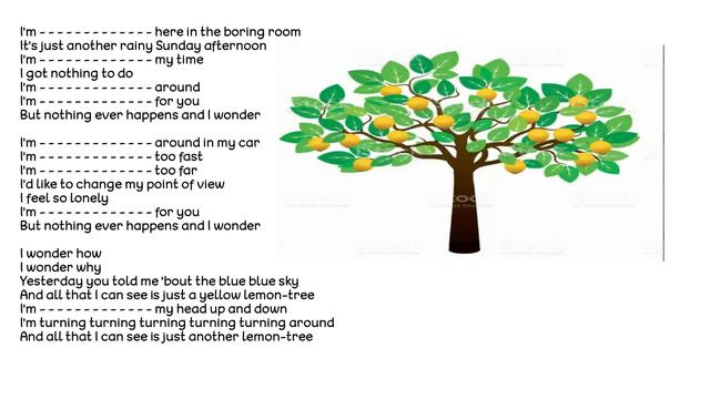 PRESENT CONTINUOUS SONG (