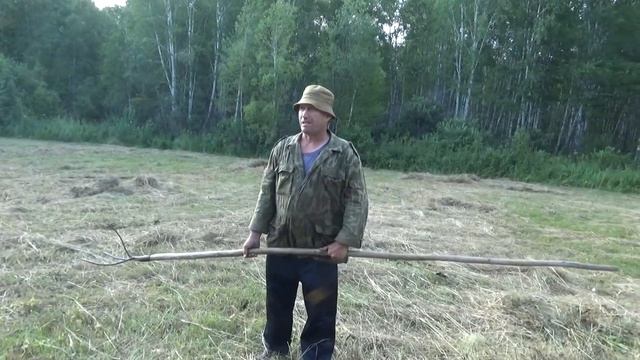 Сенокос по Сибирски или помощь другу. 3 часть. Ретро грабли. смотреть онлайн