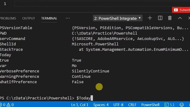 Powershell Tutorials - Variables смотреть онлайн