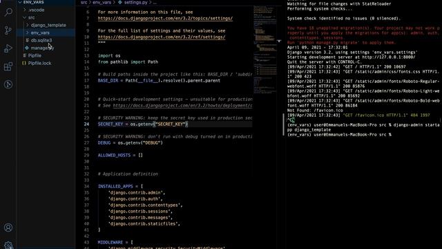 Python: Environment Variables in Django II смотреть онлайн