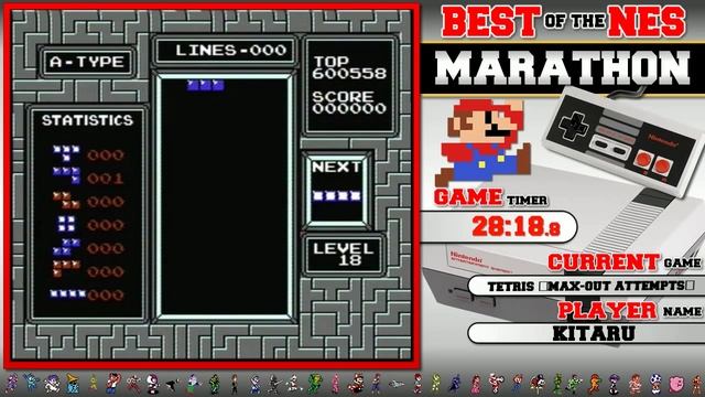 #BestOfNES Marathon! Tetris by Kitaru! смотреть онлайн